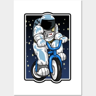 Spaceman as Astronaut in Space Posters and Art